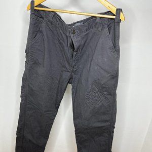 Carhartt Rugged Flex Relaxed Fit Canvas Flannel-Lined Utility Work Pant 38x32